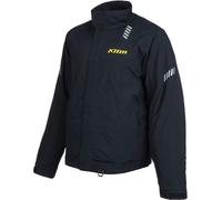 Klim Keweenaw 2025 Chaqueta impermeable para motos de nieve, negro-amarillo, tamaño M para Hombres