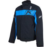 Klim Keweenaw 2025 Chaqueta impermeable para motos de nieve, negro-azul, tamaño L para Hombres