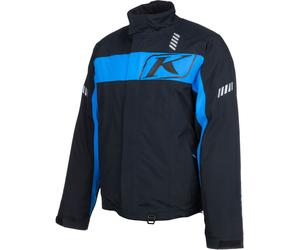 Klim Keweenaw 2025 Chaqueta impermeable para motos de nieve, negro-azul, tamaño M para Hombres