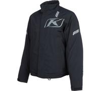 Klim Keweenaw 2025 Chaqueta impermeable para motos de nieve, negro/gris, Talla XXL