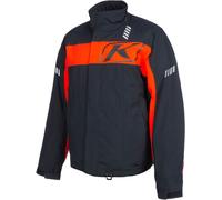 Klim Keweenaw 2025 Chaqueta impermeable para motos de nieve, negro/rojo, Talla XL
