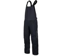 Klim Keweenaw 2025 Pantalones con tirantes impermeables para motos de nieve, negro/gris, Talla L