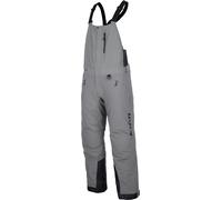 Klim Keweenaw 2025 Pantalones con tirantes impermeables para motos de nieve, negro-gris, tamaño XL para Hombres