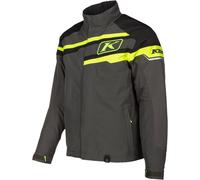 Klim Klimate 2022 Chaqueta para moto de nieve, negro-gris-amarillo, tamaño XL para Hombres