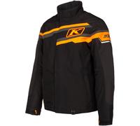 Klim Klimate 2022 Chaqueta para moto de nieve, negro-naranja, tamaño L para Hombres