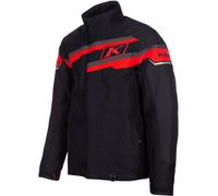 Klim Klimate 2022 Chaqueta para moto de nieve, negro/rojo, Talla XL