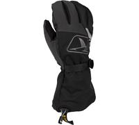 Klim Klimate Gauntlet Guantes para motos de nieve, negro-gris, tamaño 4XL para Hombres