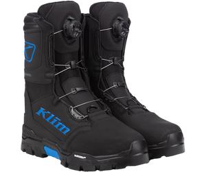Klim Klutch GTX BOA Botas para motos de nieve, negro-azul, tamaño 42 para Hombres