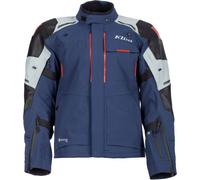 Klim Kodiak, Chaqueta textil Gore-Tex 52 male Azul Oscuro/Azul Claro/Rojo