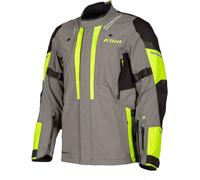 Klim Latitude 2023 Chaqueta textil de moto, gris/amarillo, Talla L