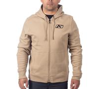 Klim Lost River Sudadera con cremallera, beige, Talla S