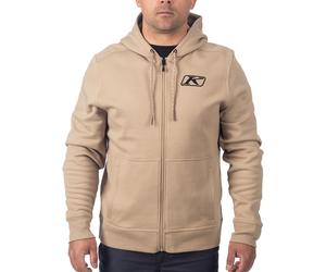 Klim Lost River Sudadera con cremallera, beige, Talla S