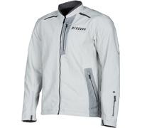 Klim Marrakesh 2023 Chaqueta textil de motocicleta, gris, tamaño L para Hombres