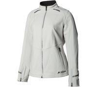 Klim Marrakesh Chaqueta textil de la motocicleta de las señoras, gris, tamaño S para Mujer