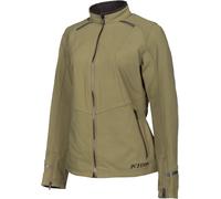 Klim Marrakesh Chaqueta textil de la motocicleta de las señoras, verde, tamaño XL para Mujer