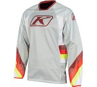 Klim Mojave 2023 Maillot de motocross, gris-rojo, tamaño 2XL para Hombres
