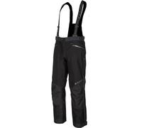 Klim Powerxross 2022 Pantalones baberos para motos de nieve, negro, Talla Short XL