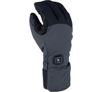 Klim Powerxross HTD Guantes calefactables para motos de nieve, negro-gris, tamaño S para Hombres