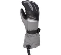 Klim Radiate Gauntlet Guantes para motos de nieve para mujer, negro-gris, tamaño XS