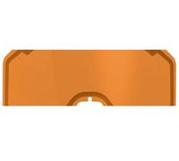 Klim Radius Desgarra la lente, naranja para Hombres