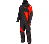 Klim Railslide Camo Traje de moto de nieve de una pieza, negro/rojo/camuflaje, Talla XL