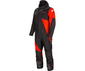 Klim Railslide Camo Traje de moto de nieve de una pieza, negro-rojo-verde-marrón, tamaño L para Hombres