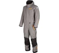 Klim Railslide Traje de moto de nieve de una pieza, gris-naranja, tamaño L para Hombres