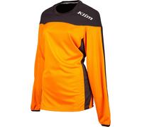 Klim Rebelle Maillot de motocross para mujer, naranja/negro, Talla XS