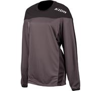 Klim Rebelle Maillot de motocross para mujer, negro-gris, tamaño M