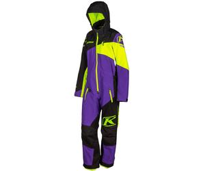 Klim Ripsa Traje de nieve de una pieza de las damas, negro-lila, tamaño XS para Mujer