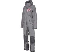 Klim Ripsa Vapor Traje de moto de nieve de una pieza, gris/rosa, Talla S corto