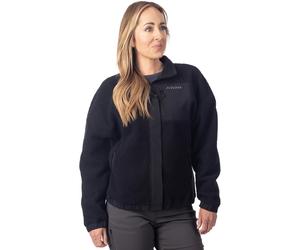 Klim Sira High Pile Chaqueta de forro polar para mujer, negro, Talla S