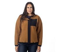 Klim Sira High Pile, chaqueta funcional mujer XS female Marrón/Negro