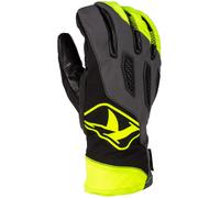 Klim Spool Guantes de motocross, negro-gris-amarillo, tamaño M para Hombres