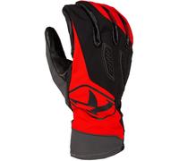 Klim Spool Guantes de motocross, negro-gris-rojo, tamaño XL para Hombres