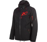 Klim Storm 2022 Chaqueta para moto de nieve, negro-rojo, tamaño M para Hombres