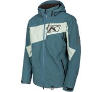 Klim Storm 2022 Chaqueta para moto de nieve, turquesa, tamaño L para Hombres