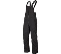 Klim Storm 2022 Pantalones baberos para motos de nieve, negro/gris, Talla XXL