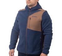 Klim Teton Crest Chaqueta con capucha de forro polar, azul/marrón, Talla M
