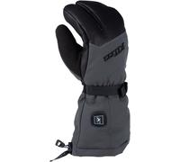 Klim Tundra HTD Guantes calefactables para motos de nieve, negro/gris, Talla 2XL