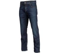 Klim Unlimited Straight Stretch Denim Vaqueros de moto, azul, tamaño 32 34 para Hombres