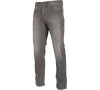 Klim Unlimited Straight Stretch Denim Vaqueros de moto, gris, Talla 34/32