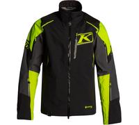 Klim Valdez 2022 Chaqueta para moto de nieve, negro-amarillo, tamaño 2XL para Hombres