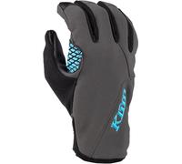 Klim Versa Guantes de chaqueta de señora, negro-gris-azul, tamaño XL para Mujer