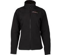 Klim Whistler Chaqueta de señora, negro-rosa, tamaño 2XL para Mujer