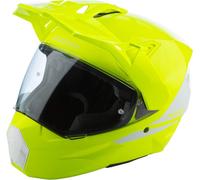 Casco Jet Klim X1 Alpha Adventure Carbono Blanco/Alta VisibilidadS Blanco,Alta Visibilidad