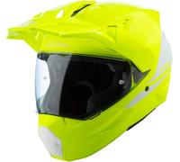 Klim X1 Alpha, casco de aventura L female Amarillo Neón/Blanco