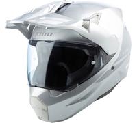 Klim X1 Alpha, casco de aventura S male Gris Claro/Plata