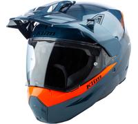 Klim X1 Alpha Concept, casco de aventura XL female Petróleo/Naranja