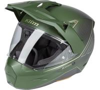 Klim X1 Alpha Graphic Carbon Casco de Enduro, Military Green Matt, Talla S (55/56)
